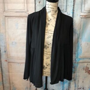 Jonden Open Jacket Cardigan Black NWT Drape Size Medium